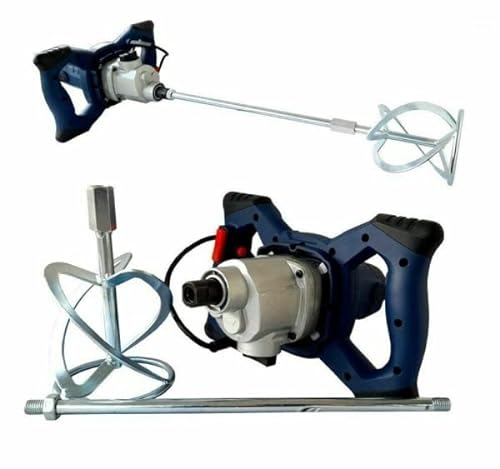 TrAdE Shop Traesio Trapano Miscelatore MESCOLATORE con Frusta per Colla E Malta 1300W REHM-130C