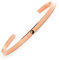 BERGERLIN Ying Yang Armband - Yin Yang Armreif aus Edelstahl in Rose Gold