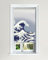 Lister Cartwright Hokusai Wave Blackout Roller Blind For Windows Child Safety Cut To Size Kitchen Bathroom Polyester Roller Blind (90 cm Width x 140 cm Drop)