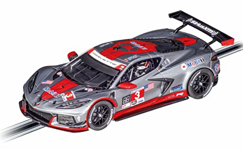 Carrera DIGITAL 124 Chevrolet Corvette C8.R Sebring, No.3 | Legendärer Silber-Roter GT-Champion | Perfektes Slotcar Ready to Race | Ideal für Männer, Kinder & Erwachsene ab 10 Jahren