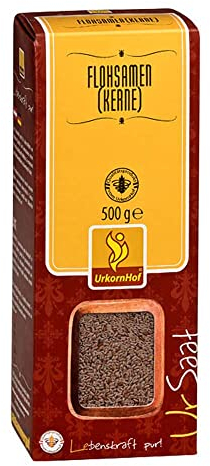 Urkornhof Flohsamen, Kerne, 500g