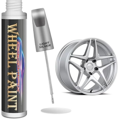 Pintura de retoque para llantas (plata clara)