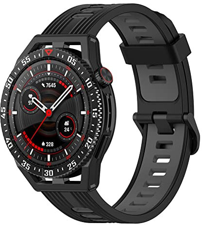 Tyogeephy Correas compatibles con Huawei Watch GT3 SE/Buds/Watch 3 pro new/GT Runner, 22mm correa de metal de acero inoxidable ajustable de repuesto para reloj de actividad Huawei Watch GT3 SE