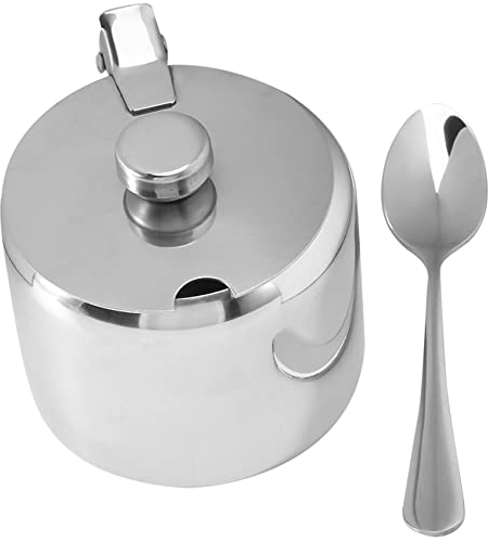 Smallterm Acciaio Inossidabile con Coperchio e zuccheriera, Barattolo per spezie, e spezie