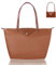 BOJLY Damen-Tragetasche, stilvolle wasserdichte Nylon-Damen-Umhängetasche, faltbar, Strand-Reisetasche für Arbeit, Einkaufen, groß, Rost, Large, Tragetasche