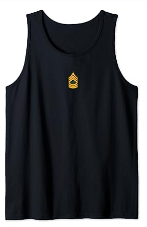 Gelb oliv Rangabzeichen Master Sergeant US ARMY Tank Top