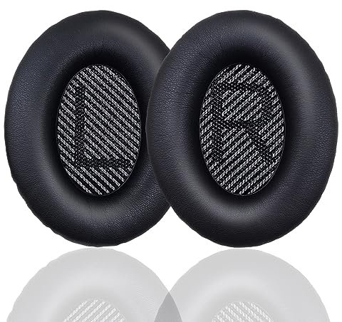 Replacement Ear Pads for Bose QuietComfort 15 QC15 QC25 QC2 QC35 QC45/Ae2 Ae2i Ae2w/SoundTrue & SoundLink Around-Ear Series, Replacement EarPads Cushions Headphones Covers