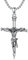 enjoylifecreative Jesus Kreuz Anhänger Kette 925er Sterling Silber Kruzifix Nagel Kreuz Halskette Jesus Religiöser Schmuck Geschenke für Männer Jungen Damen Christlich Katholisch