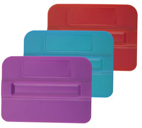 NQEUEPN 3St Schaber für Viny (Hart, Mittel und Weich), Rakel für Folie Rakel Set für Auto Folierung Magnetische Rakel Vinylfolien Werkzeuge zum Basteln Vinyl Autofolie Fensteraufkleber Tapete