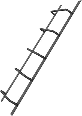 5-Rung Straight Window Well Ladder, Basement Egress Fire Escape Ladder