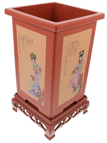 Milisten Ensemble De Pots De Fleurs pour Orchidées Décoration De Jardin Pot en Résine pour Plantes Dintérieur Design Simple pour La Maison Ou Le Bureau Style Aléatoire