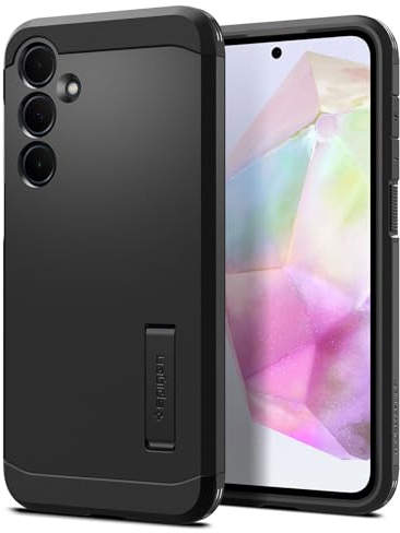Spigen Funda Tough Armor Compatible con Samsung Galaxy A35 5G - Negro