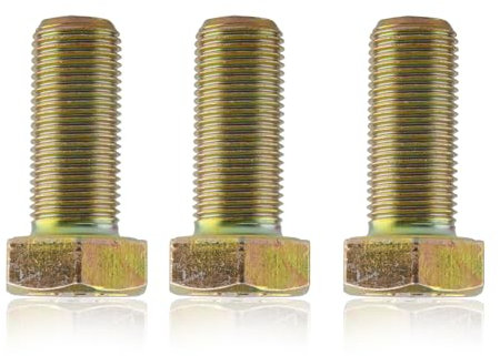 AAAQQ GR 8 018-6020-00 - Bullone esagonale a lama per tosaerba Bad Boy da 60, 5/8-18 x 1-1/2, GR 8, per ZT, CZT, MZ, Outlaw, Magnum, Maverik (3 pezzi)