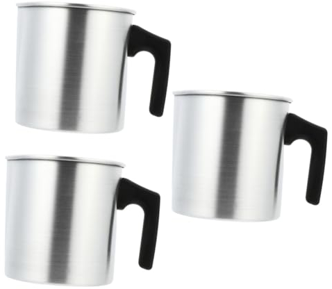 DIYEAH 3 Piezas Taza de cera jarra para verter cera jarra para verter velas de agua crisol de velas perfumadas vela de bricolaje herramienta copa de horno