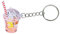 Ukbzxcmws Petite tasse à thé BobaMilk Porte-clés Mignon Bubble Tea Porte-clés KawaiiCar Sac à dos Porte-clés Pendentif Tasse Couple Cadeaux Accessoires Cadeau