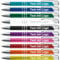 StillRich® hochwertiges Metall Kugelschreiber Set mit Gravur | 100 Stück | Farbe türkis | inkl. Logo & Textgravur | lustige Sprüche für das Büro, Hochzeit oder als Werbeartikel