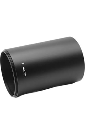 liyuxin66 Pare-Soleil d'objectif d'appareil Photo Téléobjectif en métal 49 52 55 58 62 67 72 77 82 86 105 mm À Visser for Canon for Nikon for Sony for Leica Téléobjectif(72mm)