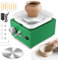 Tornio per Ceramica, Kooeuru Tornio per Argilla 2000 giri/min Velocità Regolabile con Piastre da 10/6,5 cm, Strumenti di Modellatura e Vasca Rimovibile, Tornio Ceramica per Bambini e Adulti, Verde