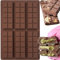 Molde Chocolate, 2 Piezas Molde De Tableta De Chocolate Molde de Silicona para Tableta de Chocolate Moldes Para Barra De Chocolate Profundos De Silicona Fácil De Desmoldar, para DIY Chocolates