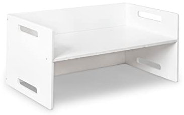 Ehrenkind® Kinder Bank | Vielseitig & Stabil | Montessori Bank | Wendebank aus Birkenschichtholz | Weiß