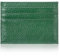 YEHMAN Porte Carte Vert en Cuir de Vachette véritable 7 emplacements Carte de crédit Minimaliste Ultra Plat pour Veste, Pantalon