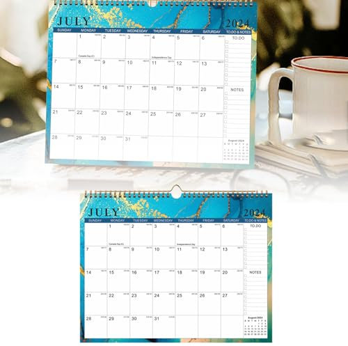 Akademischer Tischkalender 2024-2025 Bleiben Sie organisiert & stilvoll: trendiger Kalender 2024 2025 für produktive Planung! 2022 Wandkalender Fußball (C, 37,5 x 29,2 cm)