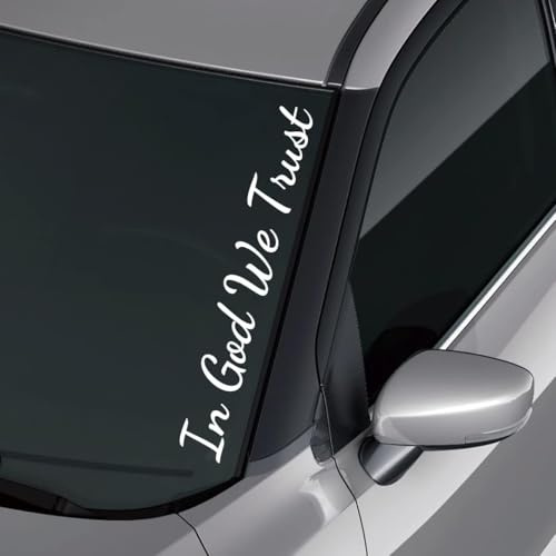 Rakelfix in God we Trust Aufkleber Größe/Farbe ANPASSBAR Sticker Autoaufkleber
