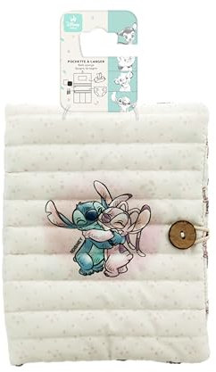 Disney – Pochette À Langer Nomade Stitch – Accessoire Voyage Bébé 37 x 22,5 cm – Compartiments pour Couches, Lingettes Et Accessoires – Tapis De Change Imperméable – Produit Officiel Lilo & Stitch