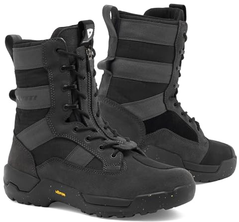 Revit Acre H2O stivali da moto impermeabili, nero/antracite, 44