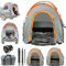 Pickup Truck Tents Waterproof Tent Box Roof Tent Car Roof Double Trucks Bed Portable Truck Bed Tents 3 Sizes For Camping 2-3 Persons With Fan Light & Cushion & Storage Bag (Small)