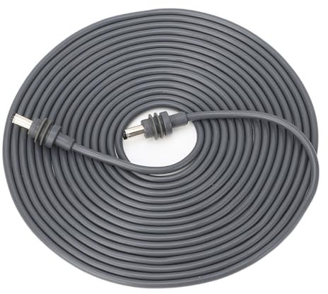 Oumefar DC -Leistungsverlängerungskabel, Satelliten -DC -Netzkabel 18AWG Kupferleiter Gummi -Gehäuse IP68 Wasserbeständiges DC -Stromkabel für Mini (5m/16,4ft)