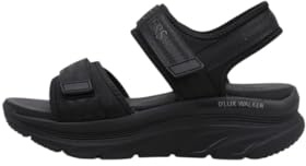 Skechers D'LUX WALKER - ADORED DAYS FLACHE SANDALEN