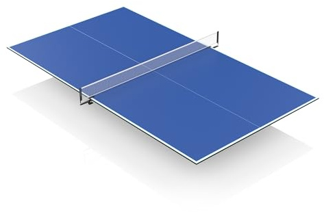 Tavolo da ping pong da 2,3 x 1,2 m, tavolo da ping pong pieghevole per tavoli da biliardo e biliardo, piano di conversione per interni con rete e imbottitura in schiuma di alta qualità, perfetto per