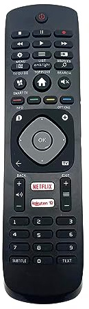 Control Remoto Universal for Smart TV 4K UHD 43pus6262 49pus6262 50pus6262 55pus6262 50PUS6203/12 65PUT6703S/98