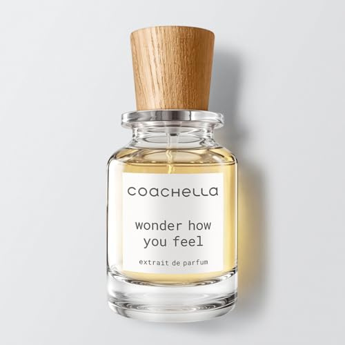 Coachella - Wonder How You Feel, 50 ml Extrait de Parfum Unisex | Würziger Duft mit Pfeffer, Safran, Olibanum, Bourbon-Vanille, Suede & Zedernholz | Intensiv & elegant