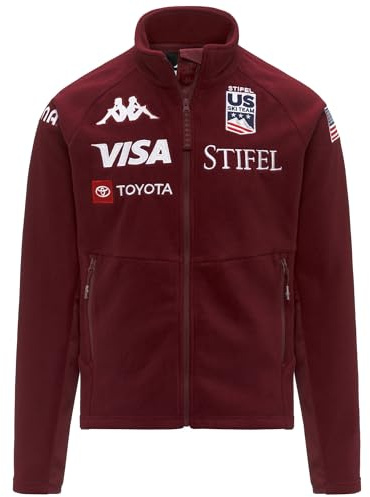 Kappa 6CENTO 687C US, Pile Full Zip da Uomo