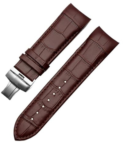 LUGEMA Accessoires De Montre Compatibles Avec Le Bracelet En Cuir Tissot Tutu T035 (T035627, T035617, T035407, T035410A) For Hommes(Blue White,24mm)