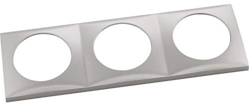 Hager 918192524 Berker Integro Flow Rahmen 3-fach Edelstahl Effekt
