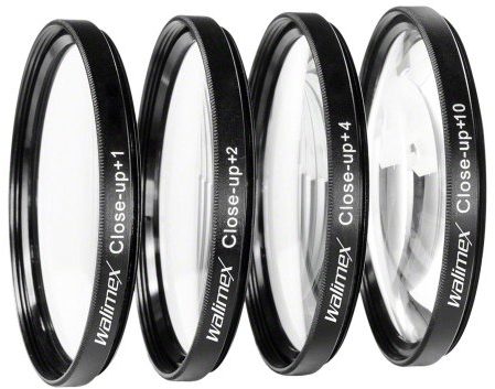 Walimex 17858 Close up Makrolinsen-Set 62 mm inkl. 0.0125 Dioptrien