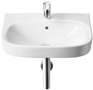 Roca a325996000 – -Handwaschbecken Porzellan Wandtattoo 500 x 420 x 140 mm, Collection Debba, Farbe Weiß