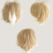 30CM Anime Cosplay Curly Hair Tail Volle Perücken Kurze Perücke Frauen Männer Perücke Wig Kostüm Party Halloween Hellbraun