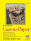 Strathmore 300 Series Canvas Paper Pad, Glue Bound, 22,9 x 30,5 cm, 10 Blatt (115lb/187g) – Künstlerpapier für Erwachsene und Studenten – Acryl- und Ölfarben