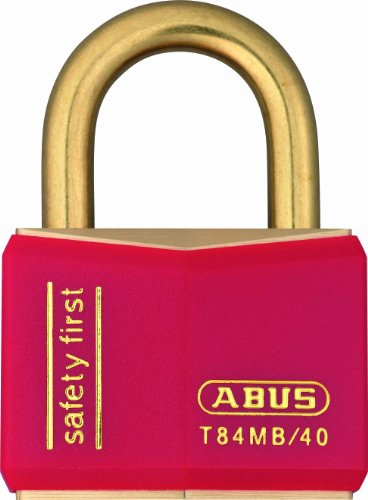 Abus - T84MB/40 40mm Red Safety First Rostfreie Vorhängeschloss - ABUT8440RED