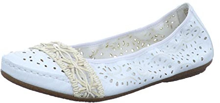 Rieker Ballerina Weiß