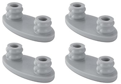 Geberit – Set di tasselli di gomma per sedile, per Geberit Balena 4000, 4 pezzi, 147.230.00.1)