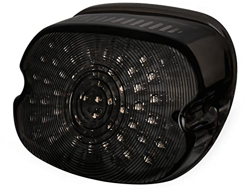 MOVOTOR Led Tail Light LED Brake Turn Signal Rear Light Low Profile Smoked Taillights Compatible with Harley Davidson Dyna Sportster 883 1200 Road King