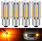 KATUR 4 unids BAU15S 7507 PY21W 5630 33-SMD Ámbar 900 lúmenes Super Brillante LED Gire Cola Cola de Freno Luz de señal de Parada Bombilla