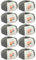 MyOma Babywolle zum Häkeln - Merino Grau (Fb 6050) - 10 Knäuel Merinowolle + GRATIS Label - 25g/140m - Nadelstärke 2,5-3mm - Babygarn 100% Merino - Weich