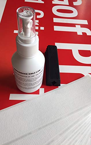 GOLF RE-GRIPPING KIT RE-GRIP YOUR OWN CLUBS INC INSTRUCTIONS - GRIP TAPE - RUBBER CLAMP - GRIP SOLUTION SOLVENT