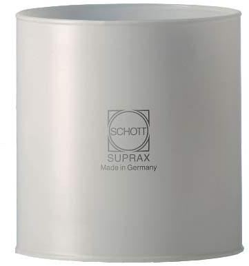SCHOTT-SUPRAX Original - Made in Germany - Ersatzglas 80mm X 80mm für Gaslampen Campingaz Rhapsody, Thermogas, Kemper und viele mehr